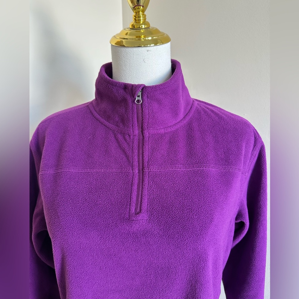 EUC Dark Pink Fleece Pullover - Medium - Picture 2 of 8